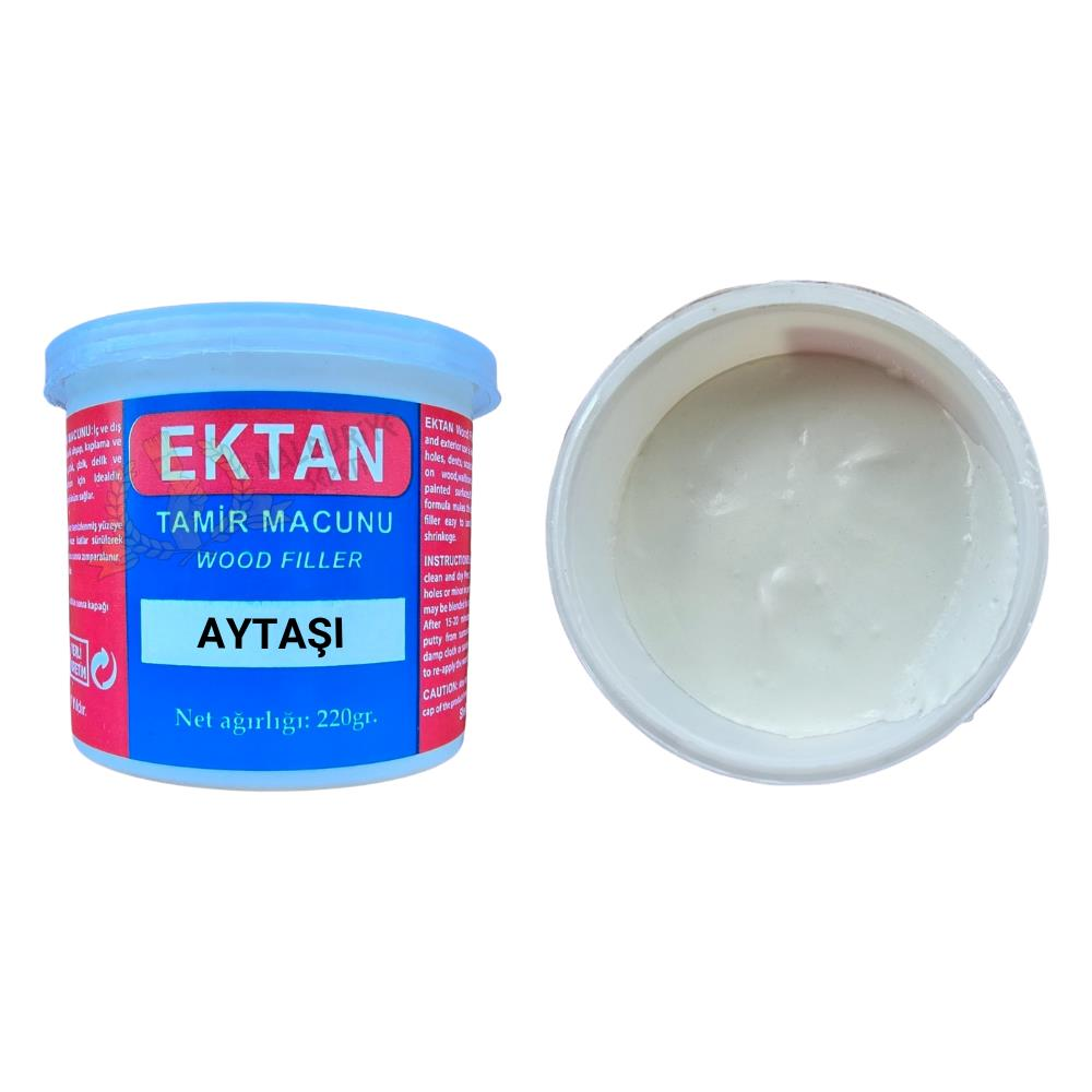 Ektan Masif ve Ahşap Tamir Macunu AYTAŞI GRİ 220 gr. - 1 Adet