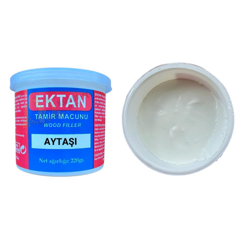 Ektan Masif ve Ahşap Tamir Macunu AYTAŞI GRİ 220 gr. - 1 Adet