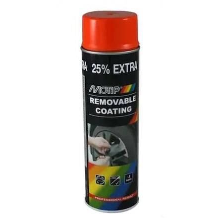 Motip Soyulabilir Sıvı Kauçuk PlastiDip Plastik Sprey Boya TURUNCU 500 ml - 04306