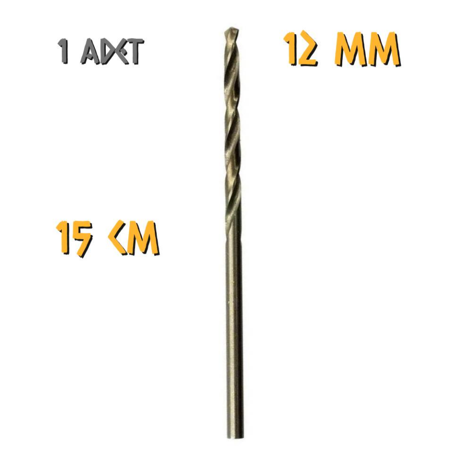 Kupa Tyson Metal Ahşap Delici HSS Matkap Ucu 12.0 mm. - 1 Adet