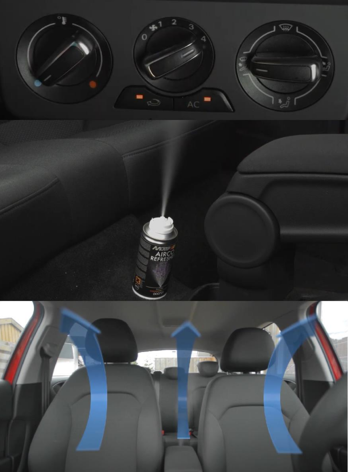 Motip Klima Temizleyici Sprey Koku Bombası PORTAKAL 150 ml.