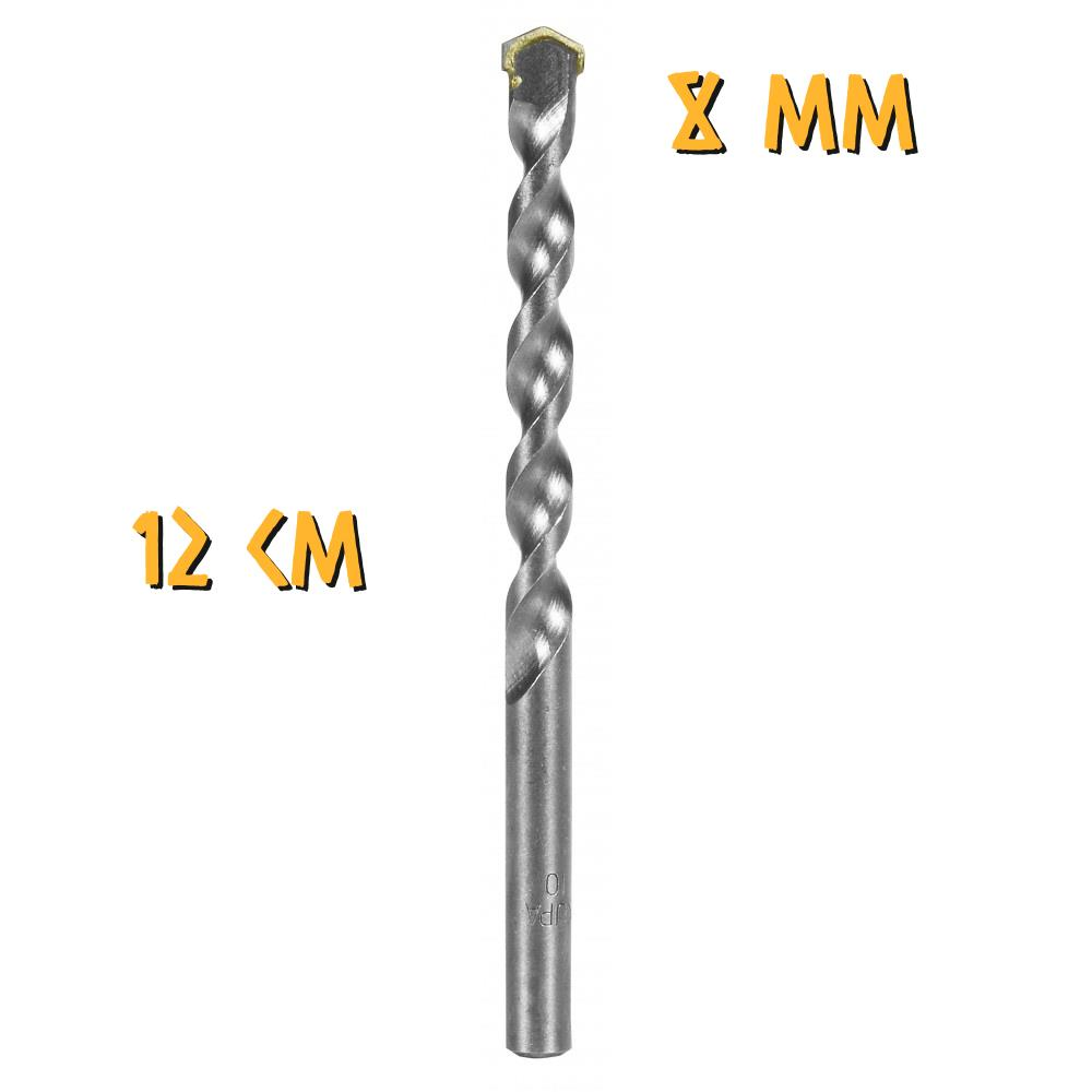 Kupa Tyson Beton-Duvar Delici Elmas Matkap Ucu - 8 mm. - 12 cm. - 1 Adet