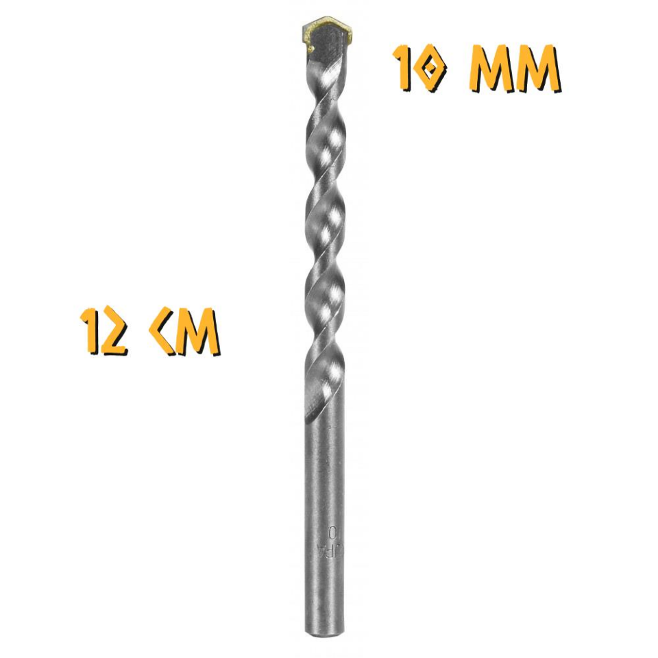 Kupa Tyson Beton-Duvar Delici Elmas Matkap Ucu - 10 mm. - 12 cm - 1 Adet