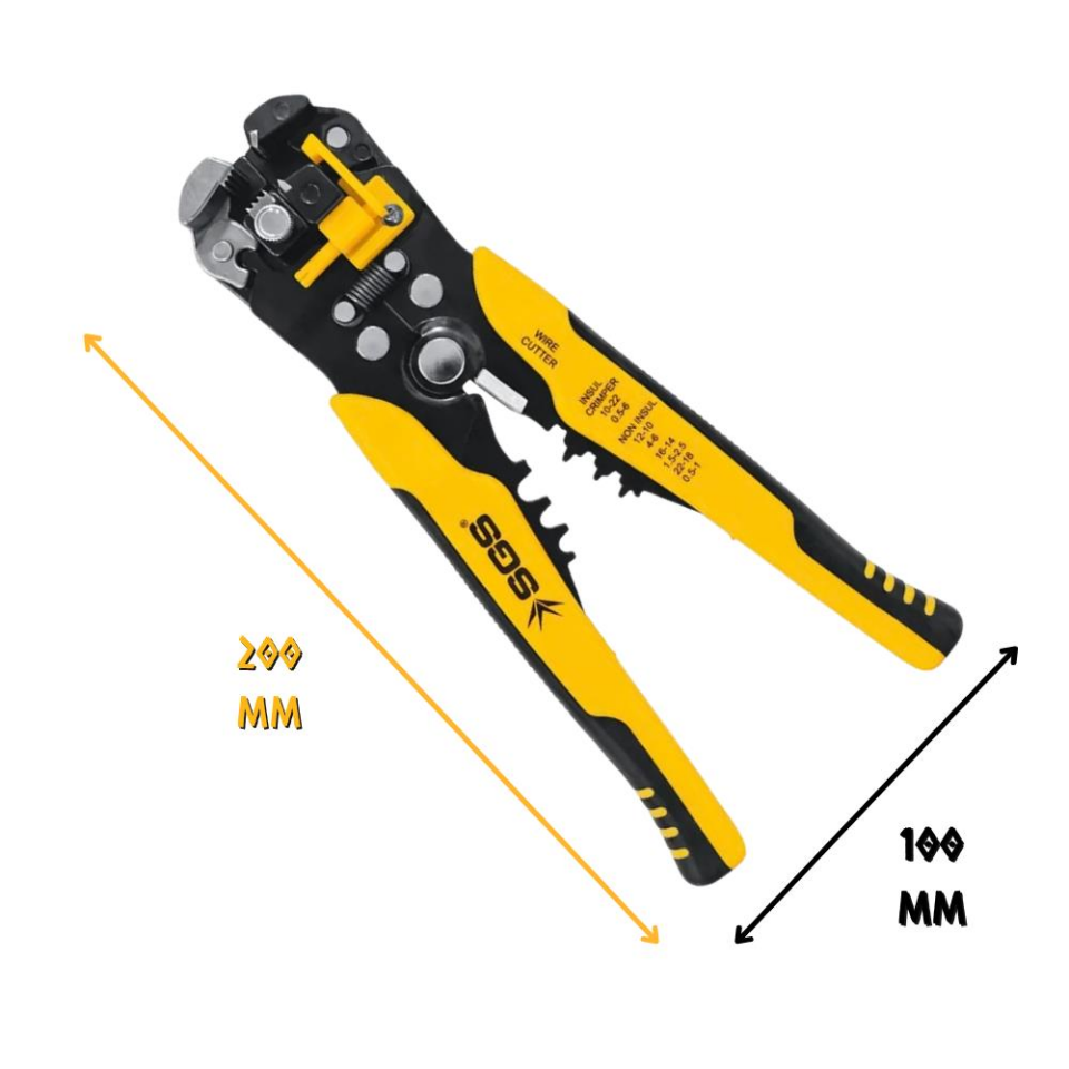 SGS Kablo Sıyırıcı Pense - Sıyırma-Kesme-Sıkma 200 mm.