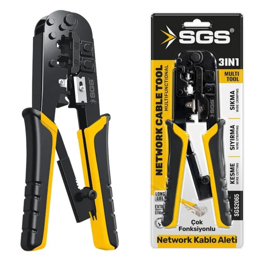 SGS Network Kablo Pensesi 8P-6P - Sıyırma-Kesme-Sıkma