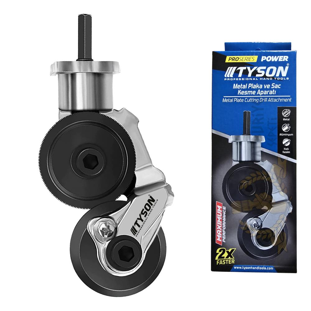 Kupa Tyson Metal Plaka ve Sac Kesme Matkap Aparatı