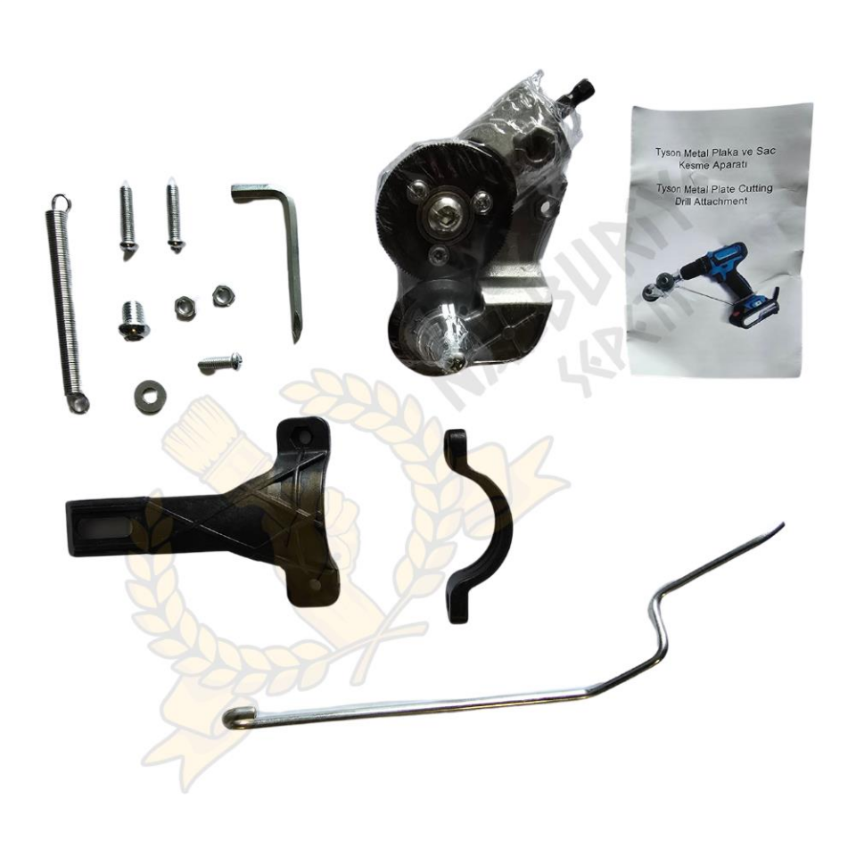 Kupa Tyson Metal Plaka ve Sac Kesme Matkap Aparatı