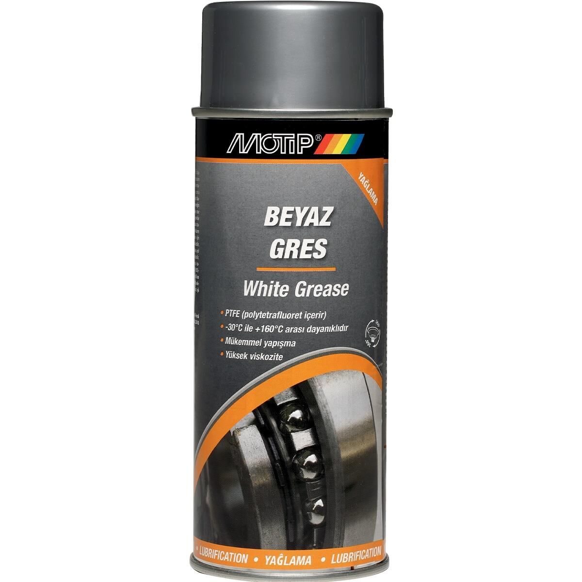 Motip Beyaz Gres Yağlama Spreyi 400 ml.