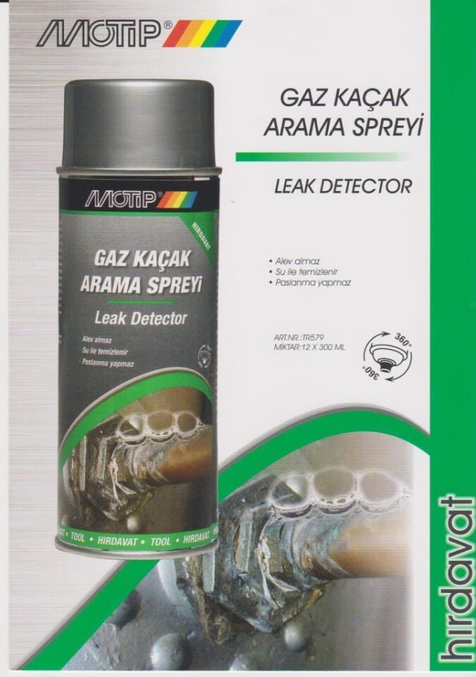 Motip Gaz Kaçak Arama Spreyi 300 ml.
