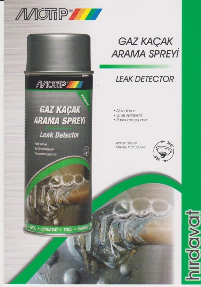 Motip Gaz Kaçak Arama Spreyi 300 ml.