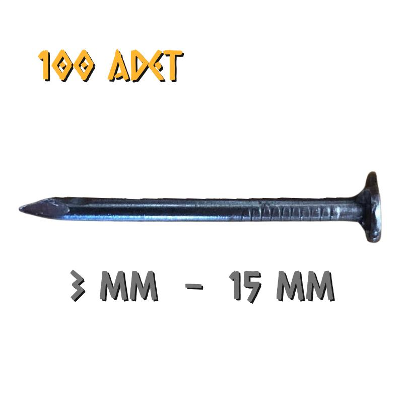 Acero Çinko Kaplama Şıngıl Çivi 3x15 mm. - 100 Gr. - 100 Adet