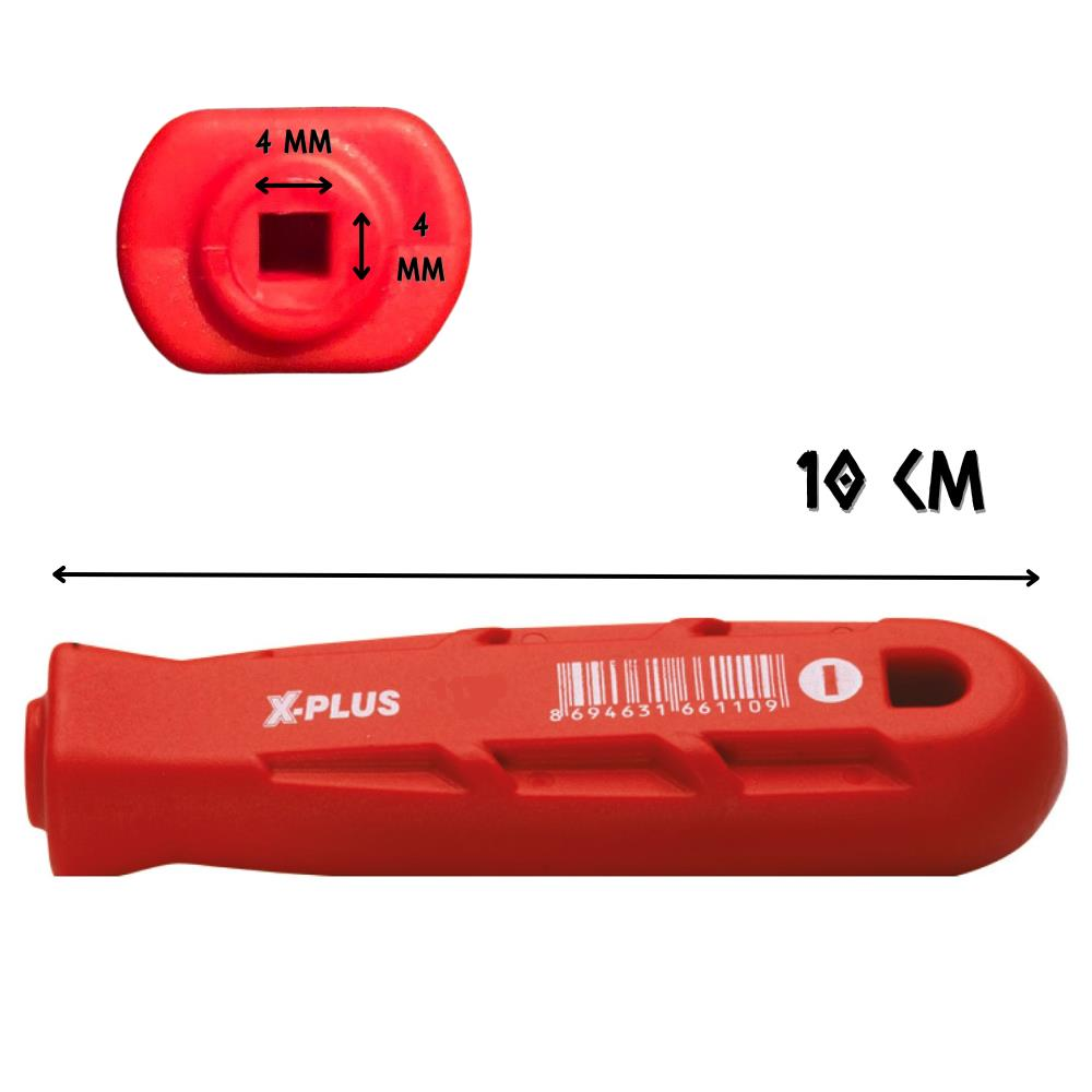 Cer-Pa Norm Plastik Eğe Sapı - Yuvarlak - 8''