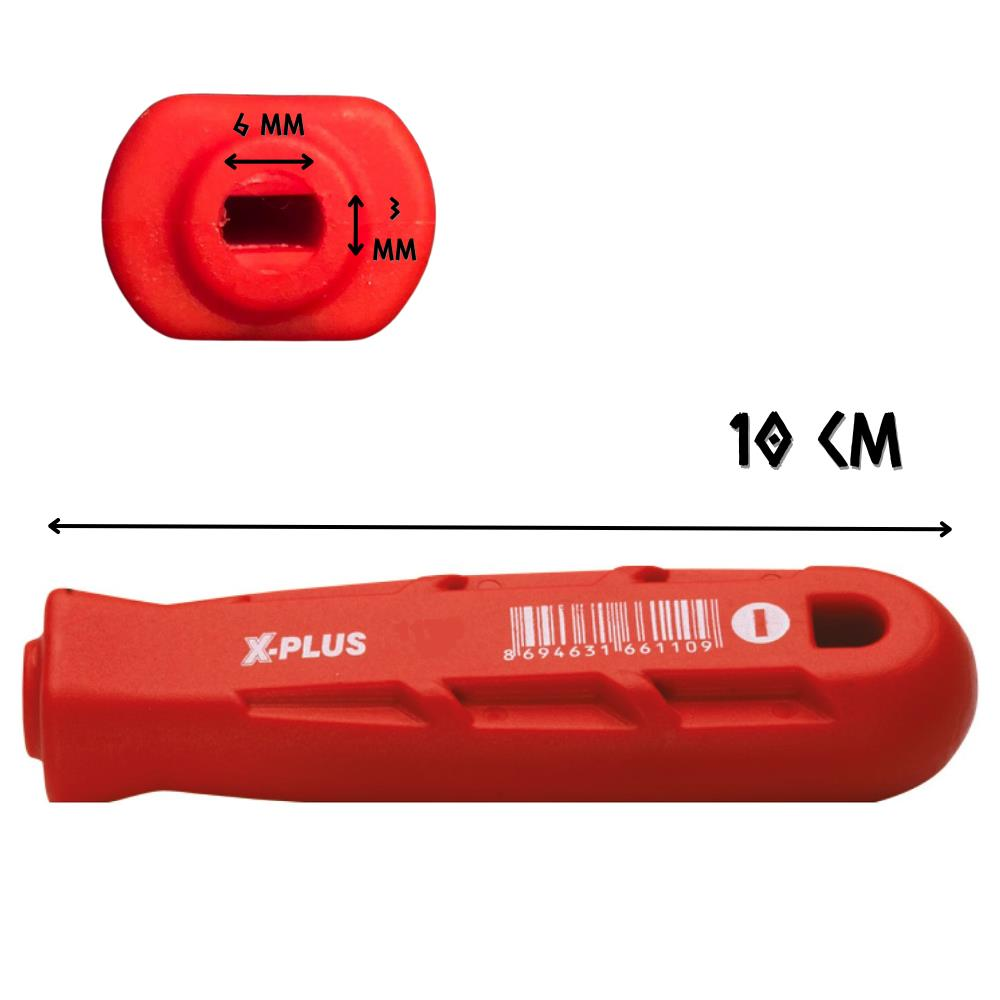 Cer-Pa Norm Plastik Eğe Sapı - Düz - 6''