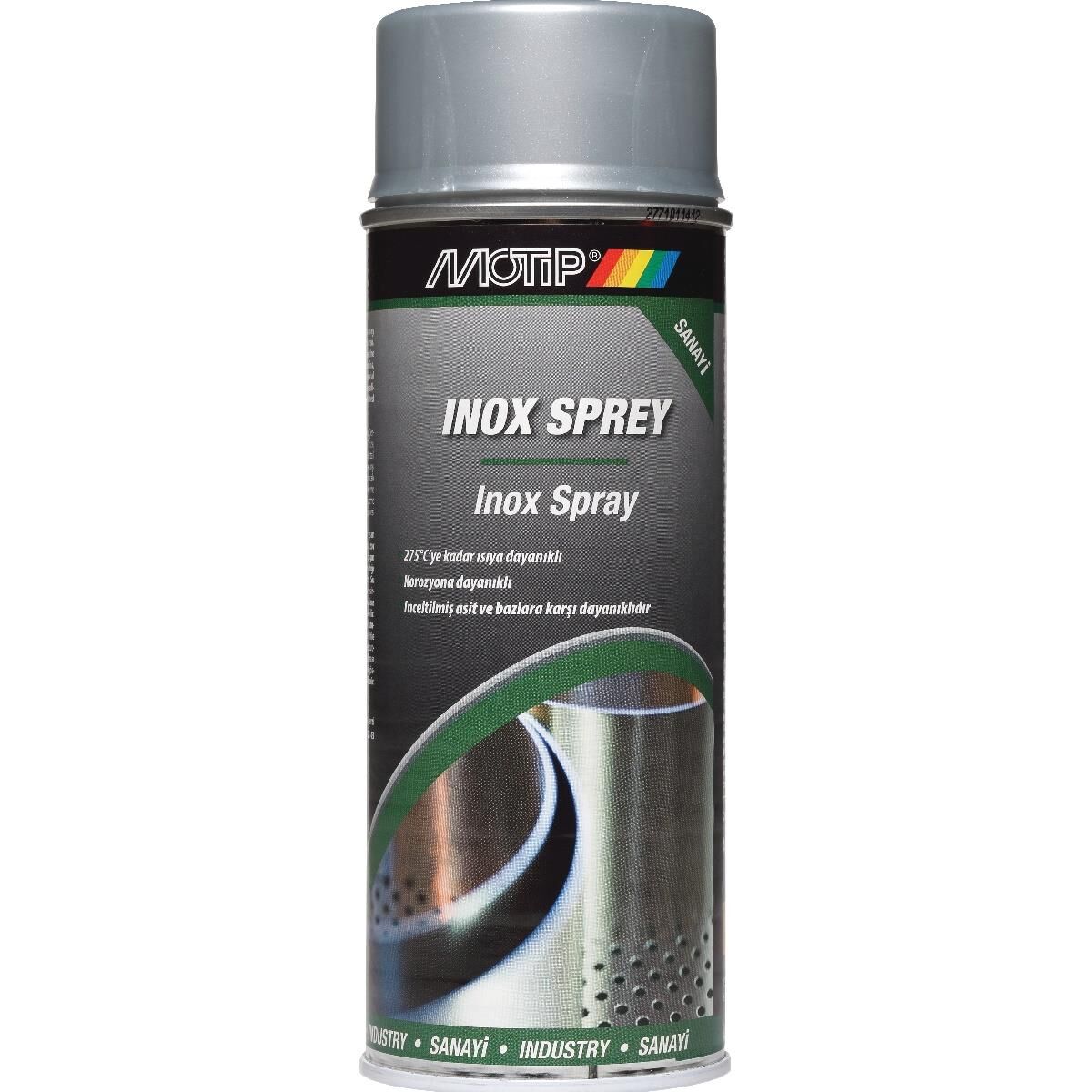 Motip Isıya Dayanıklı Paslanmaz İnox Spreyi 400 ml.