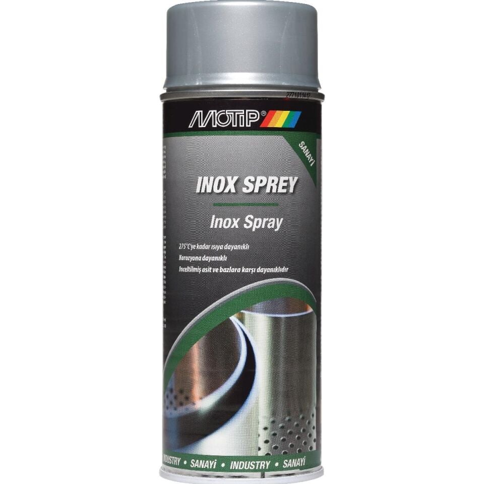 Motip Isıya Dayanıklı Paslanmaz İnox Spreyi 400 ml.