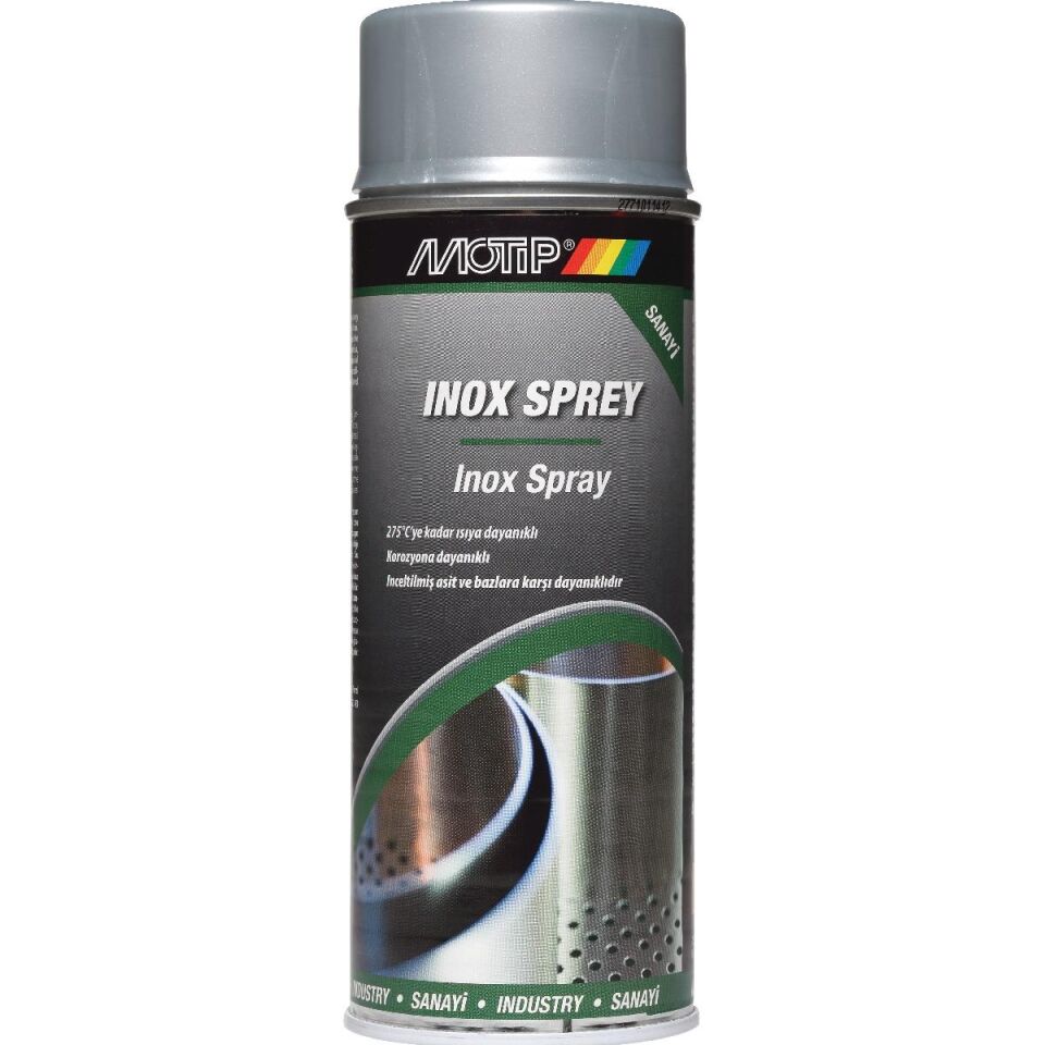 Motip Isıya Dayanıklı Paslanmaz İnox Spreyi 400 ml.