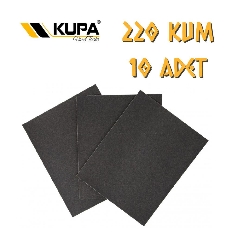 Kupa Su Zımparası A220 Kum - 10 Adet