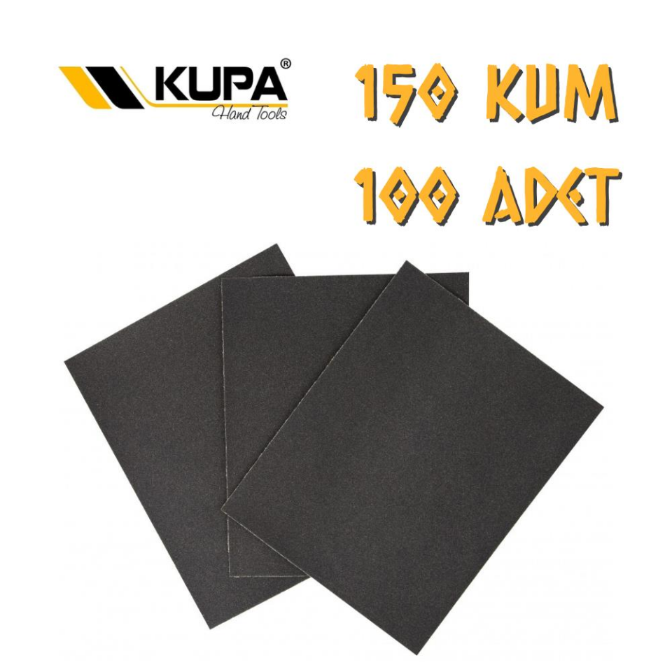 Kupa Su Zımparası A150 Kum - 100 Adet
