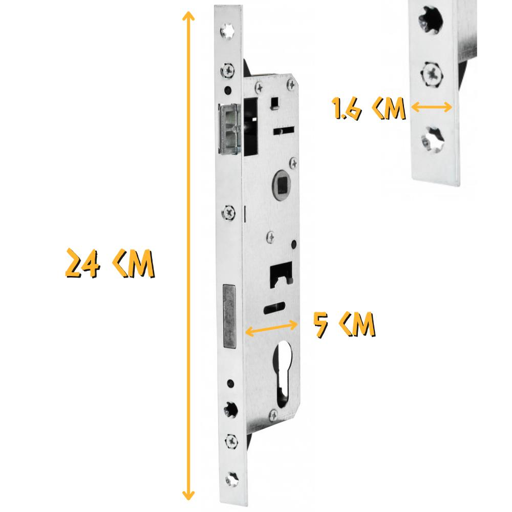 Kupa Barelli PVC Kapı Kilidi - Yale