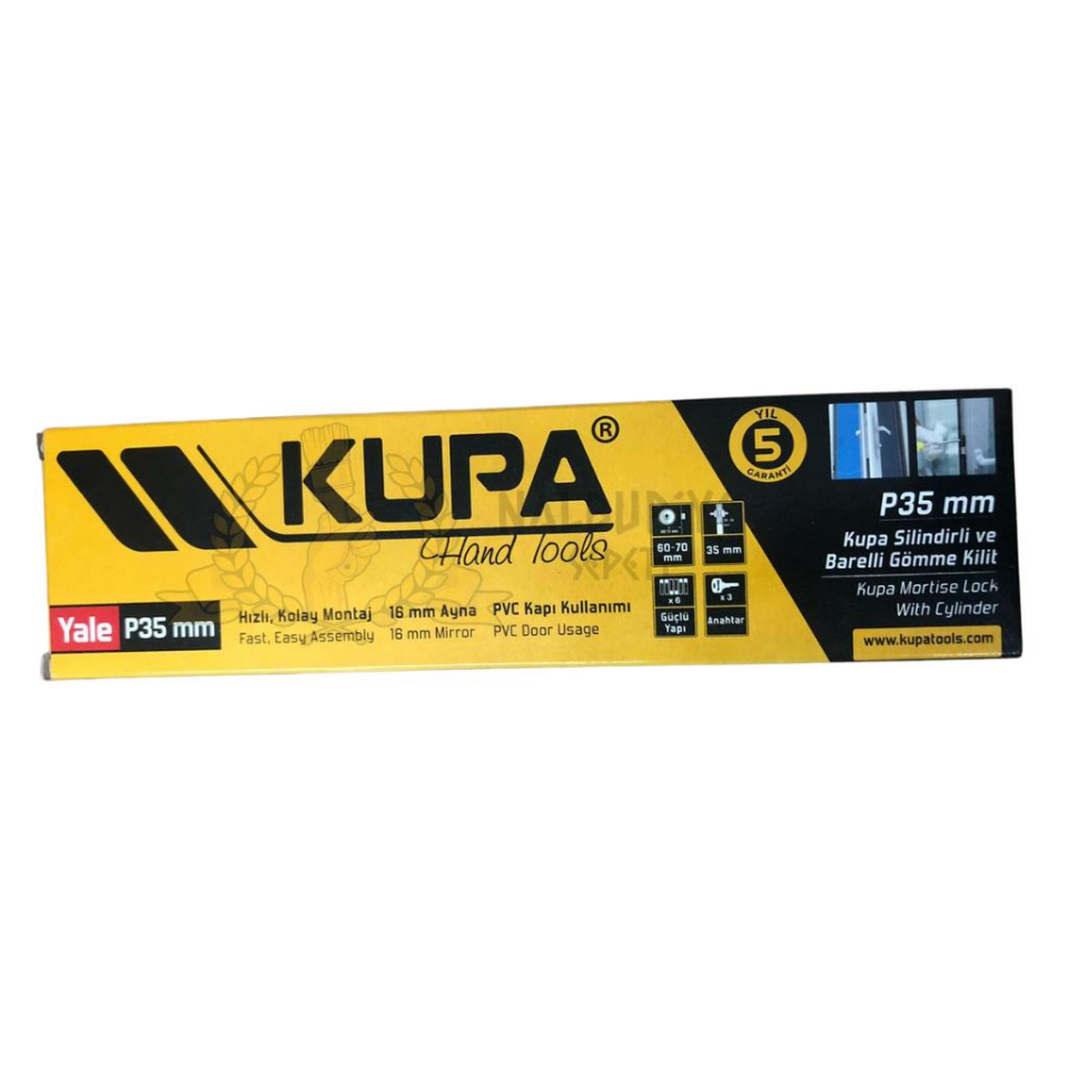 Kupa Barelli PVC Kapı Kilidi - Yale