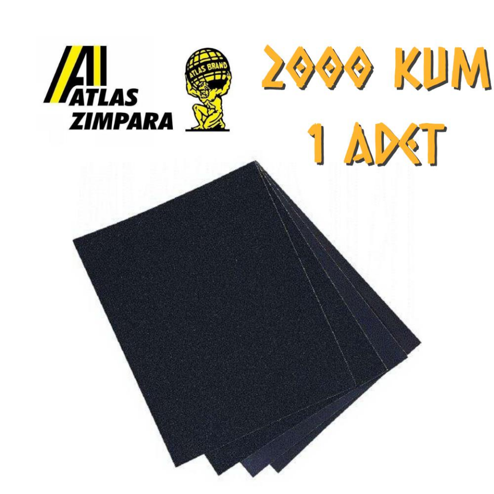 Atlas 188 Su Zımparası 2000 Kum - 1 Adet
