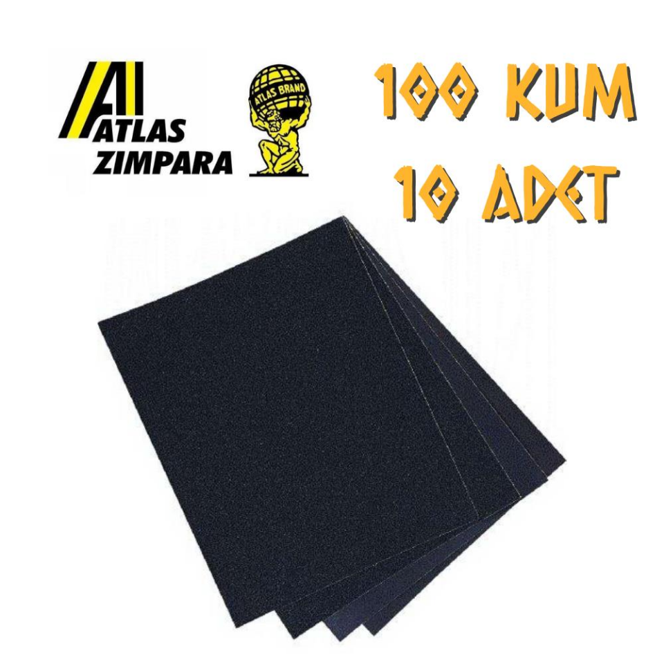 Atlas 188 Su Zımparası 100 Kum - 10 Adet