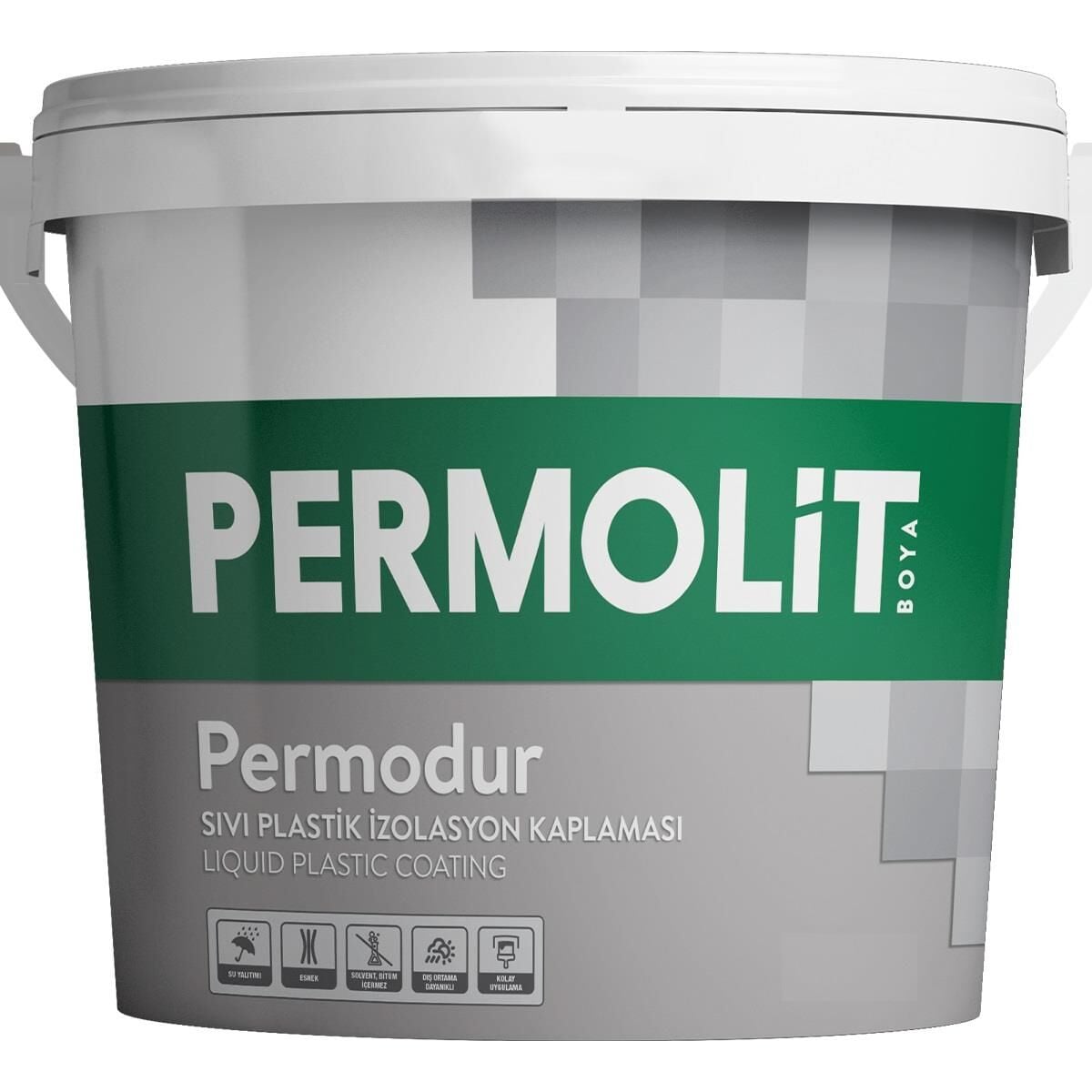 Permolit Permodur Sıvı Plastik İzolasyon Kaplama BEYAZ 1 Kg.