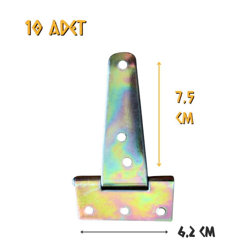 Koral Tek Kuyruklu Menteşe No: 904-3 - 7.5 cm. - 10 Adet