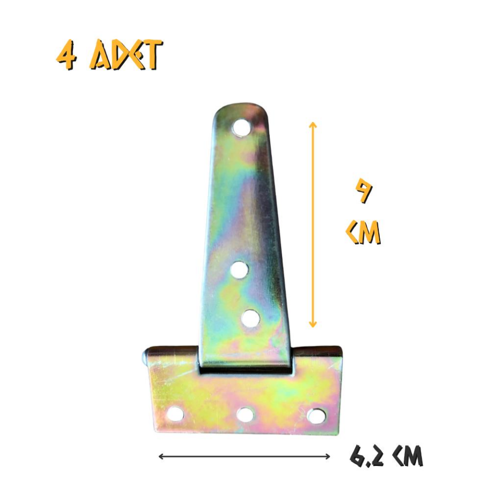 Koral Tek Kuyruklu Menteşe No: 904-4 - 9 cm. - 4 Adet