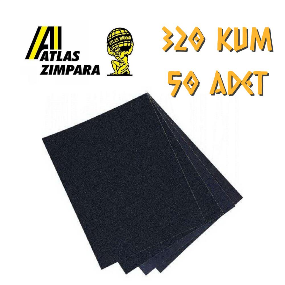 Atlas 188 Su Zımparası 320 Kum - 50 Adet