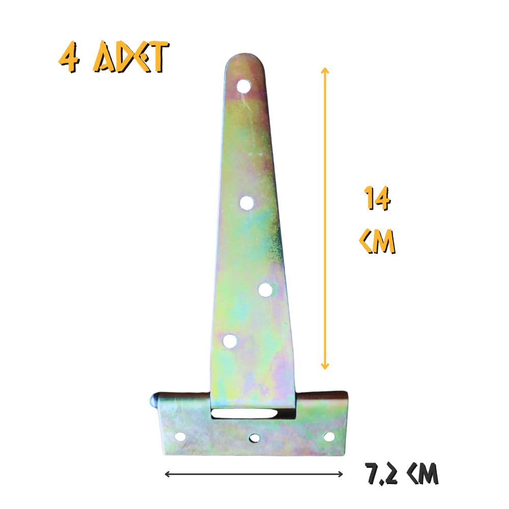 Koral Tek Kuyruklu Menteşe No: 904-6 - 14 cm. - 4 Adet