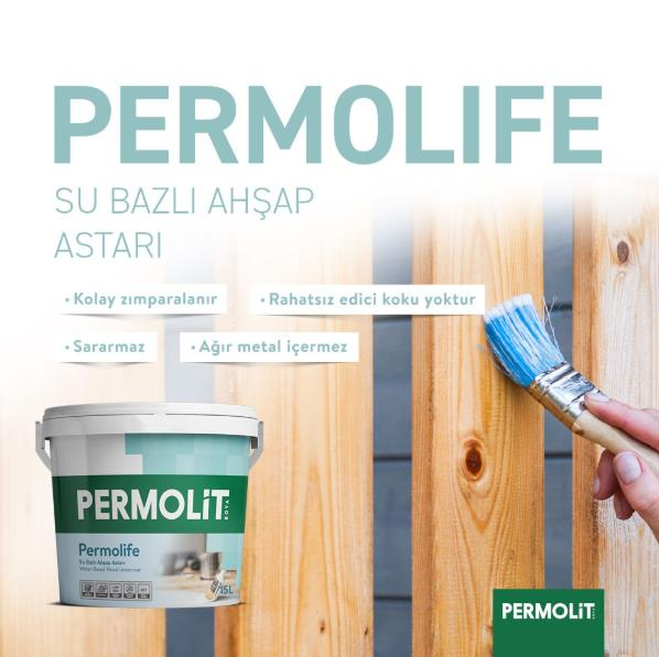 Permolit Permolife Su Bazlı Ahşap Astarı - ŞEFFAF - 0.75 Lt.