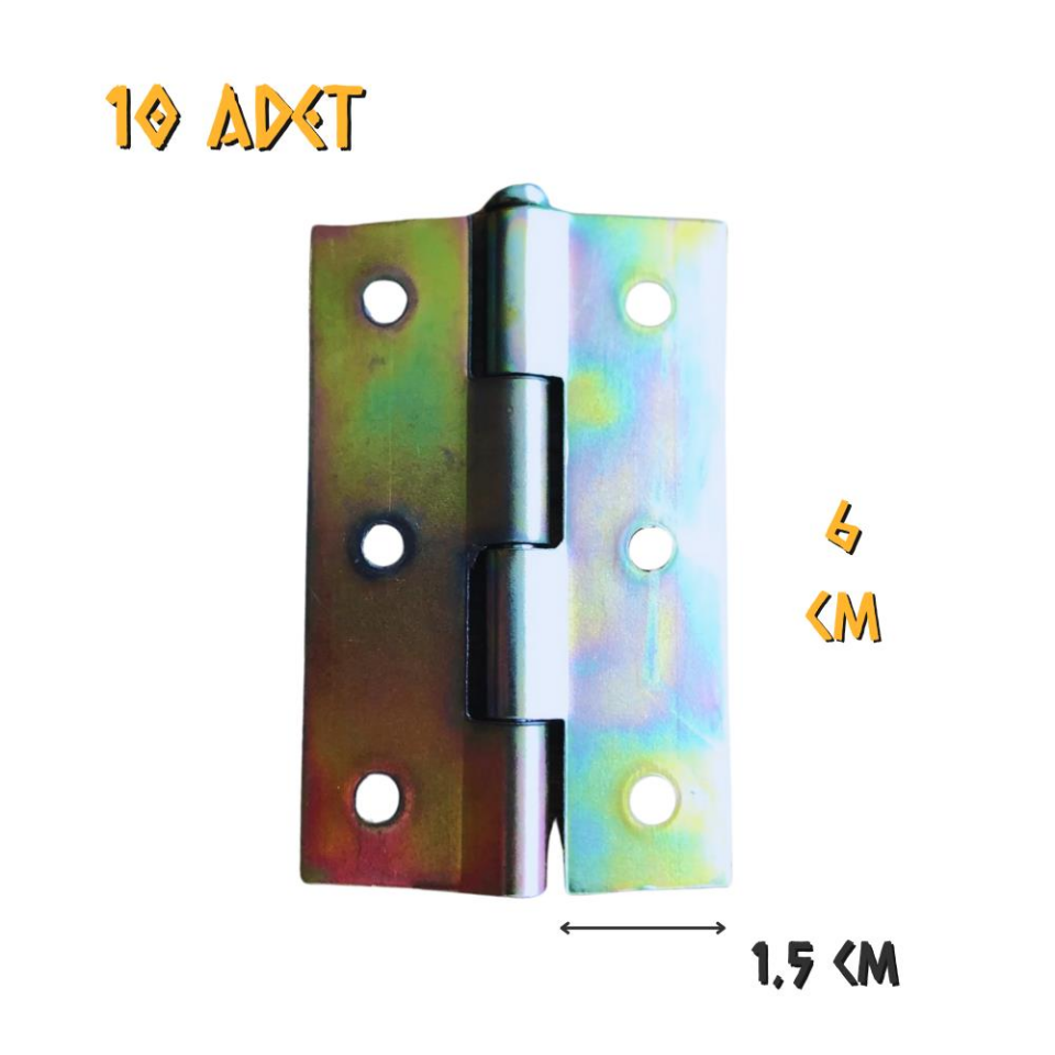 Koral Yaprak Menteşe No: 2.5 - 6 cm. - 10 Adet