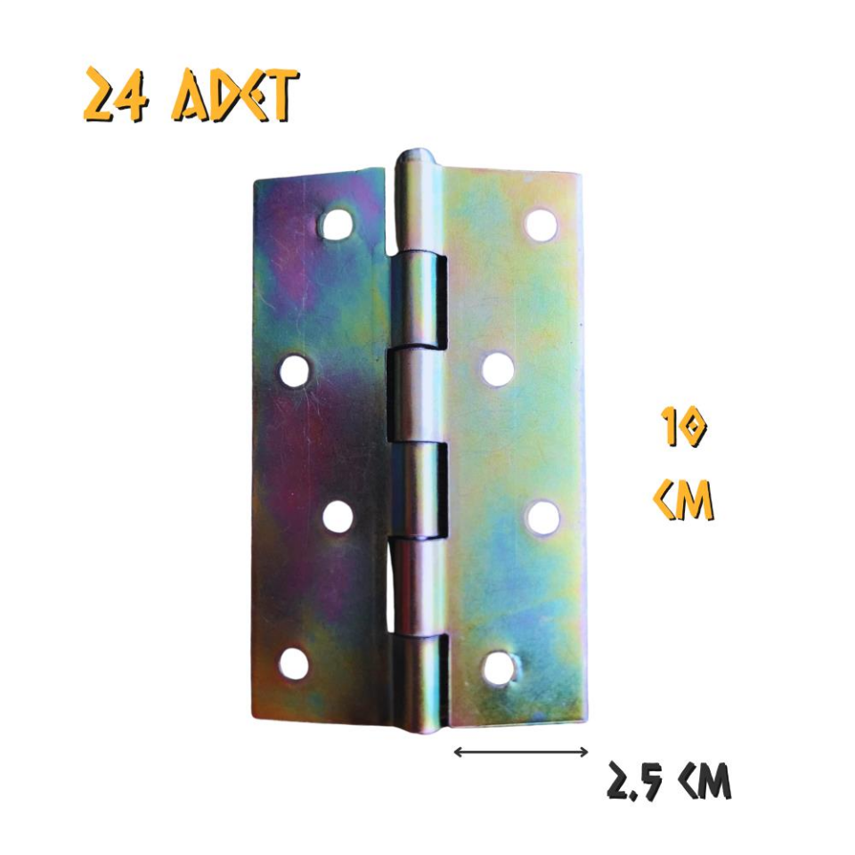 Koral Yaprak Menteşe No: 4 - 10 cm. - 24 Adet