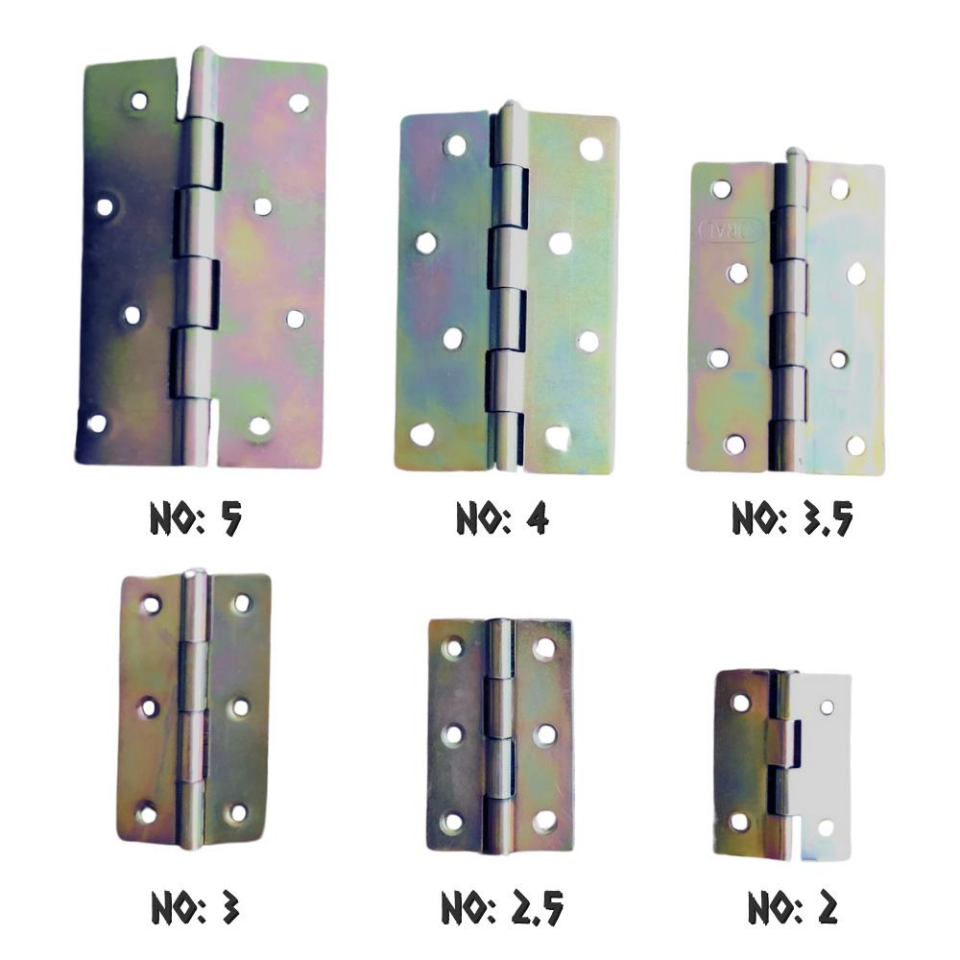 Koral Yaprak Menteşe No: 5 - 11.2 cm. - 24 Adet
