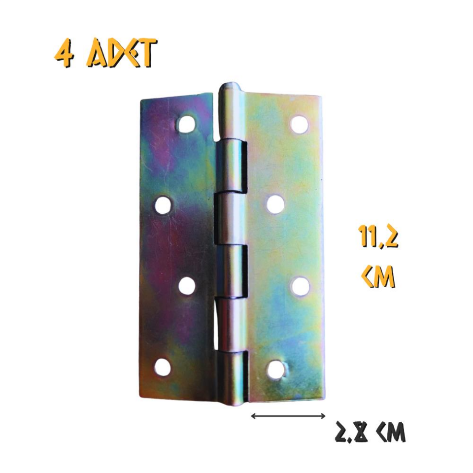 Koral Yaprak Menteşe No: 5 - 11.2 cm. - 4 Adet