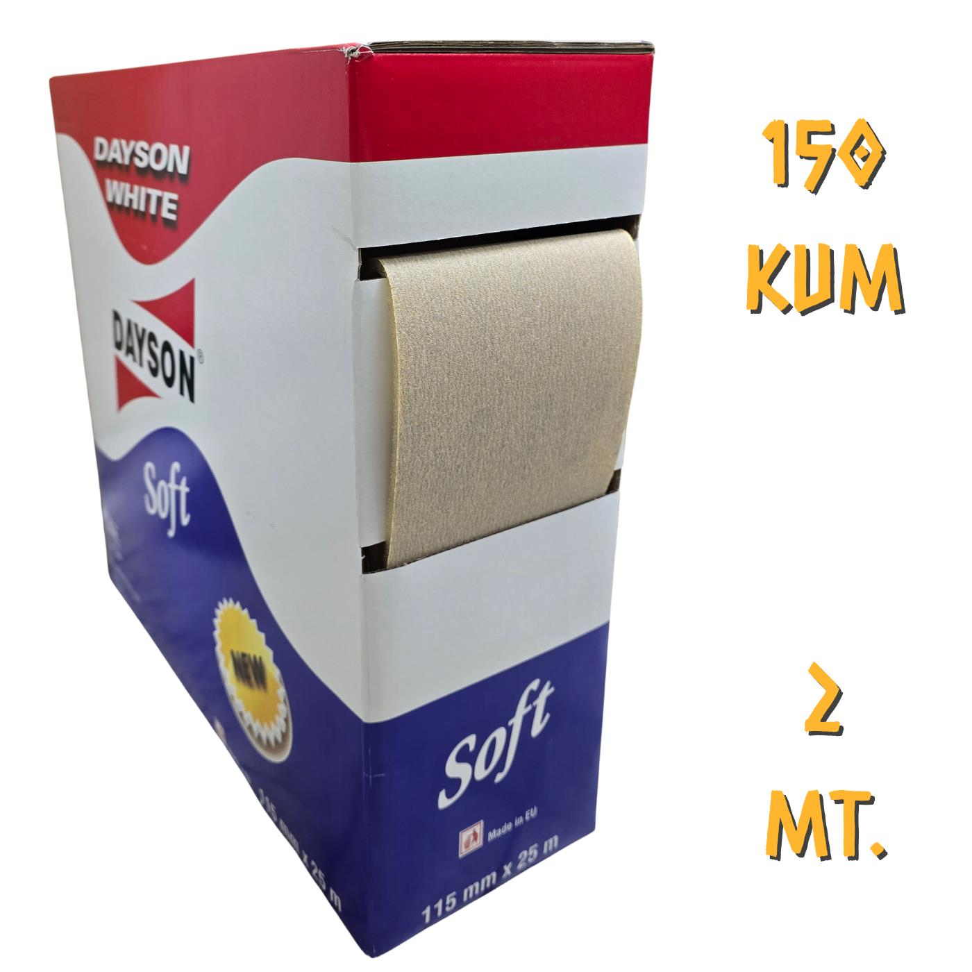 Dayson Soft Sünger Zımpara 115 mm. - 2 mt. - 150 Kum