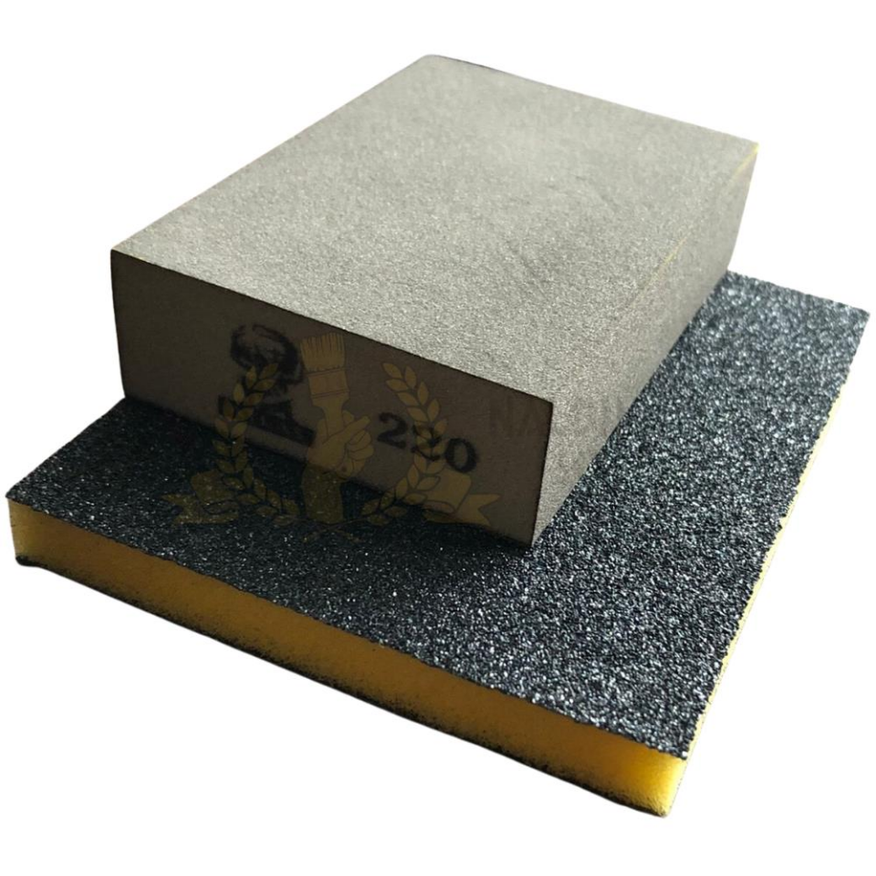 Atlas Sünger Zımpara - Kalın 4 Taraflı - 120 Kum - 5 Adet