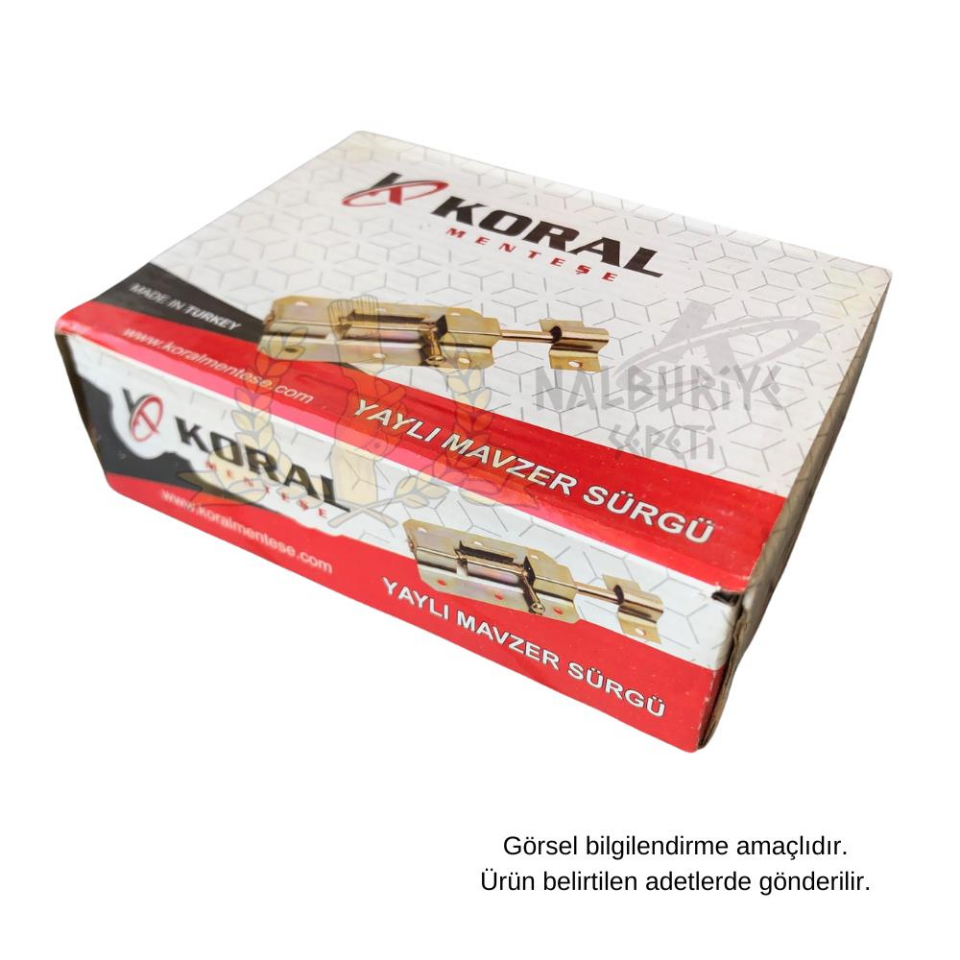 Koral Yaylı Sürgü Standart - 7 cm. - 1 Adet