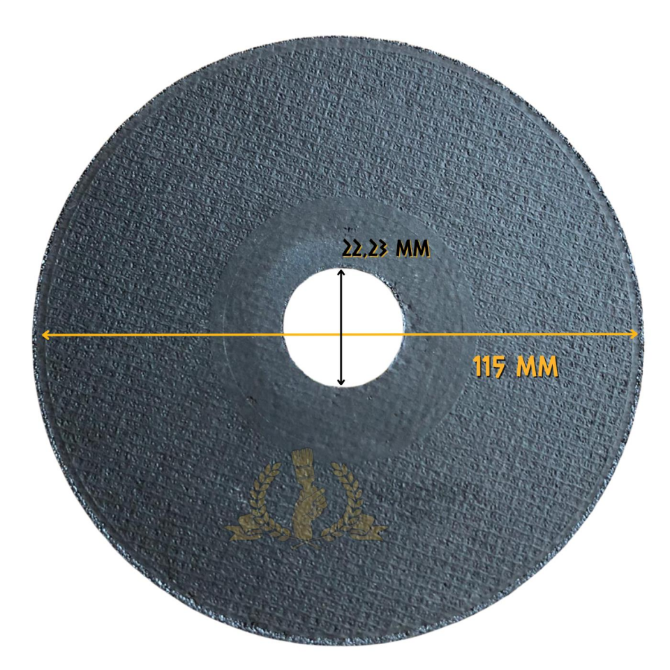 Atlas A60V-BF41 İnox Daire Testere Kesme Taşı 1 x 115 mm, - 1 Adet