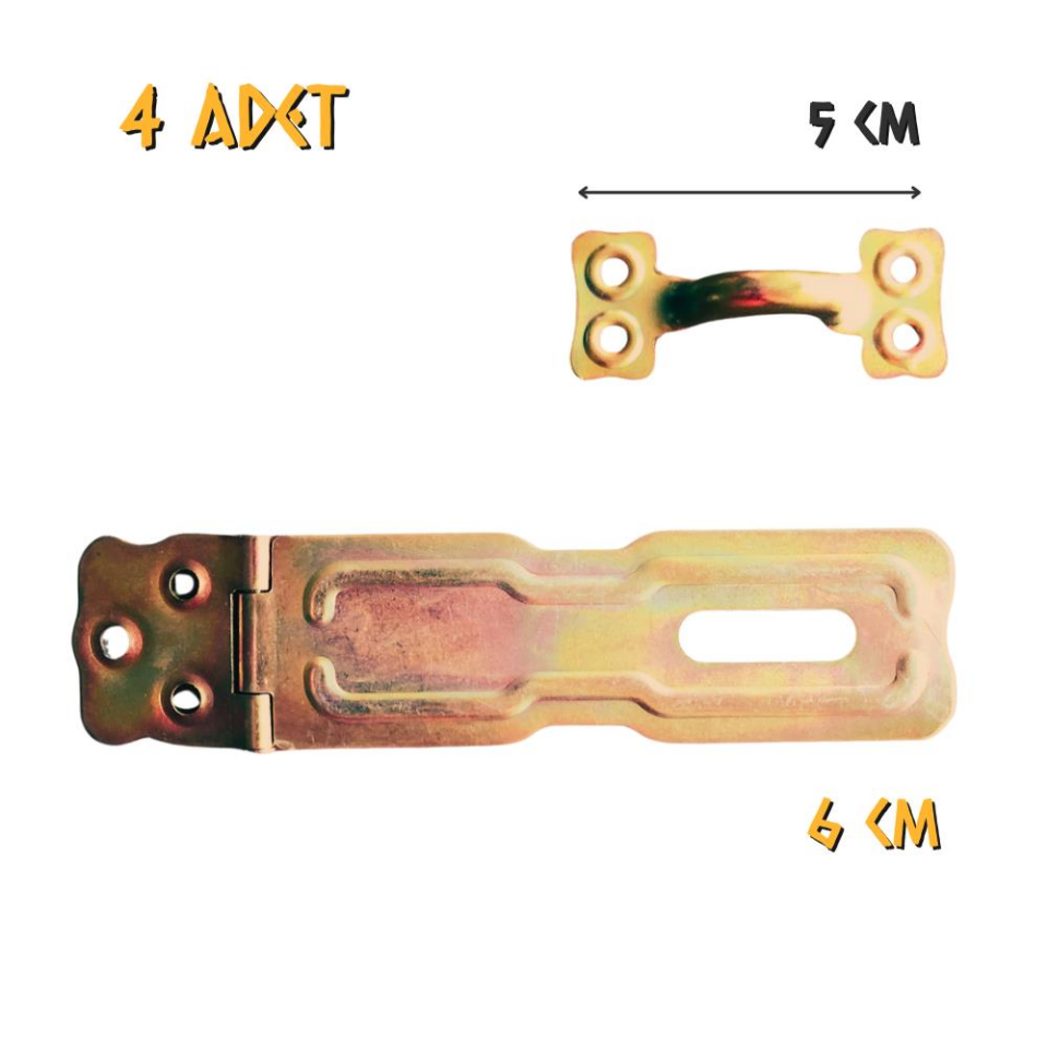 Koral Sandık Askısı No: 25 - 6 cm. - 4 Adet