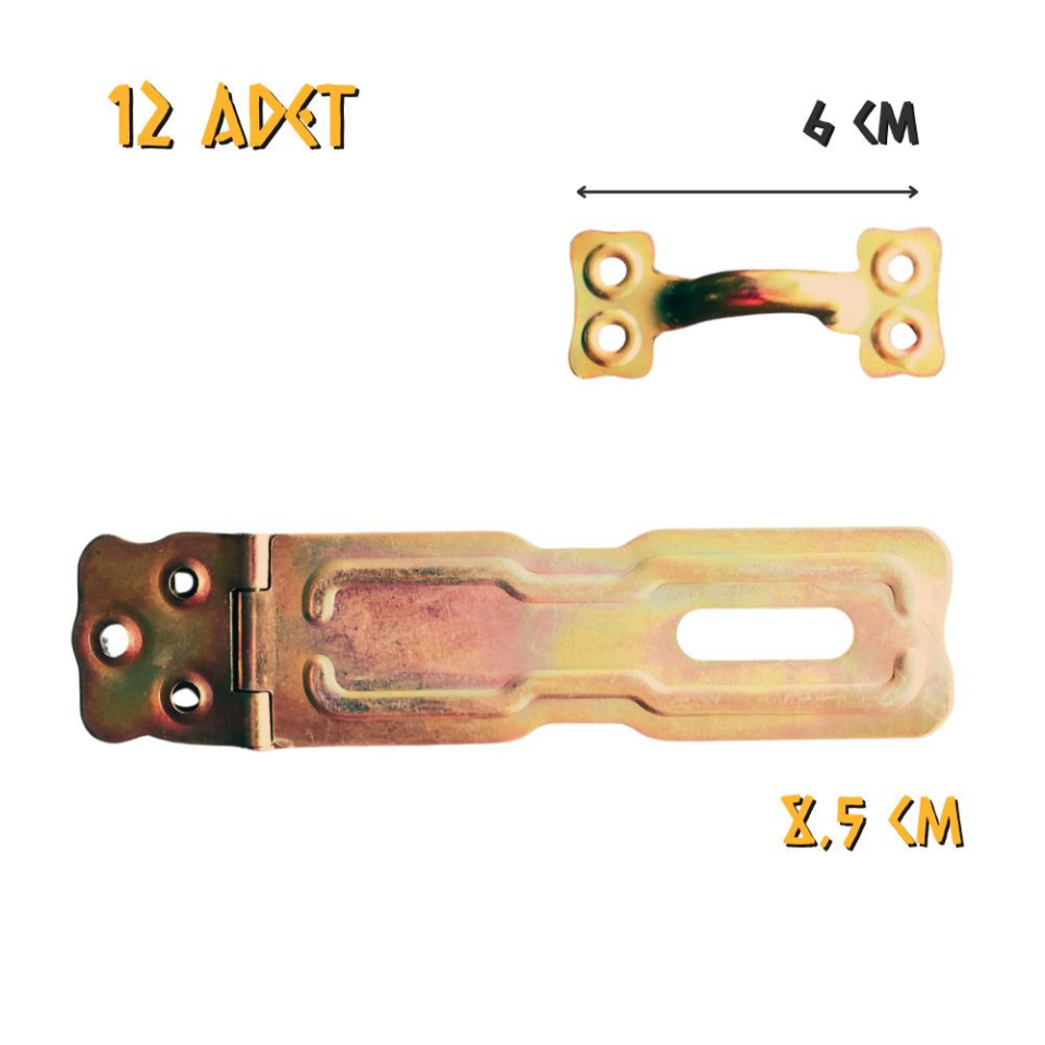 Koral Sandık Askısı No: 30 - 8.5 cm. - 12 Adet