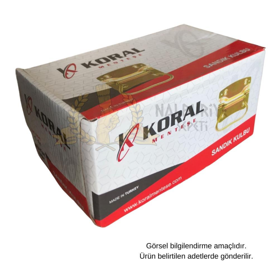 Koral Sandık Kulbu Büyük - 8.5x7 cm. - 2 Adet