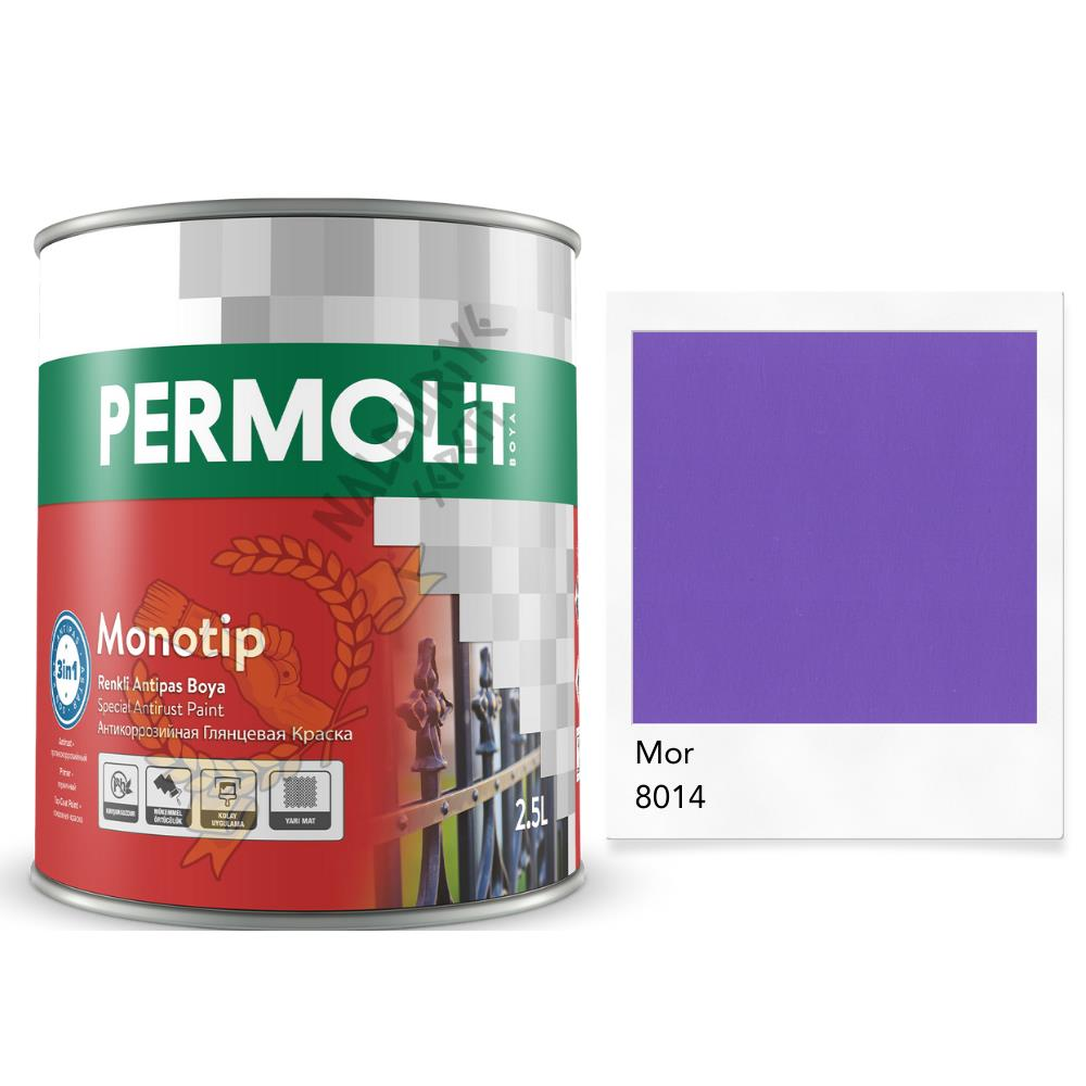 Permolit Monotip Astarlı Antipas Boya MOR 2.5 Lt.