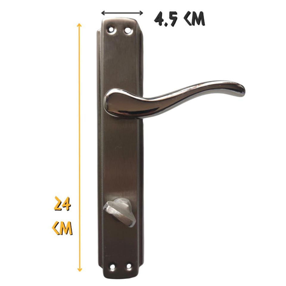 Koral Nikel Saten Kapı Kolu İdil - Aynalı WC - Sağ - 1 Takım