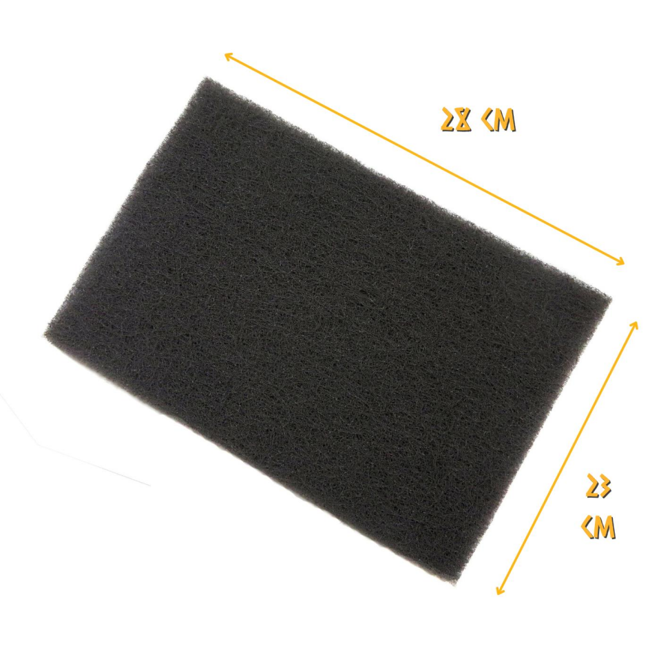 Atlas Brite Keçe Zımpara 230 x 280 mm, - Siyah - 1 Adet