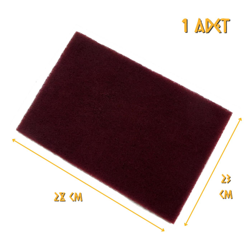 Atlas Brite Keçe Zımpara 230 x 280 mm, - Kırmızı - 1 Adet