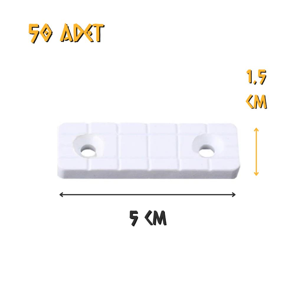 Koral Baza Pabucu Standart Beyaz - 50 Adet