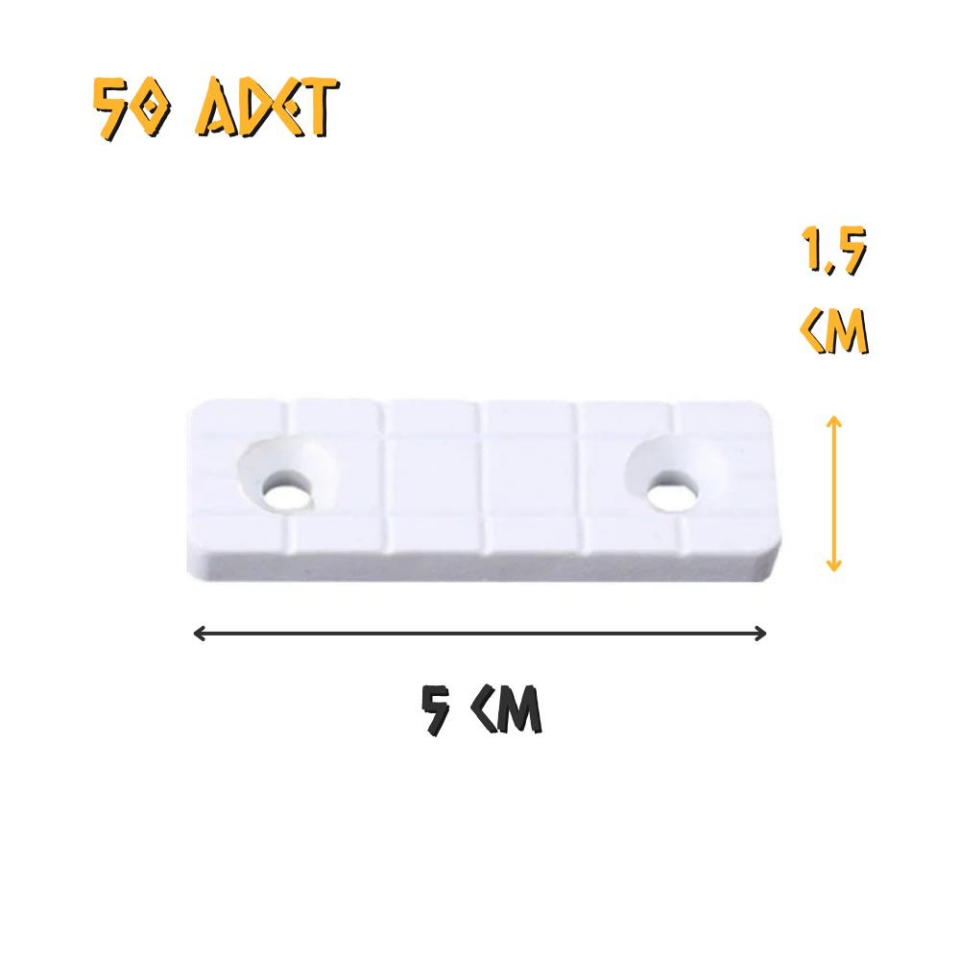 Koral Baza Pabucu Standart Beyaz - 50 Adet
