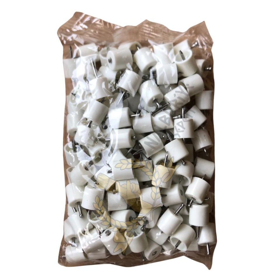 Koral Çivili Raf Pimi Standart Beyaz - 1000 Adet